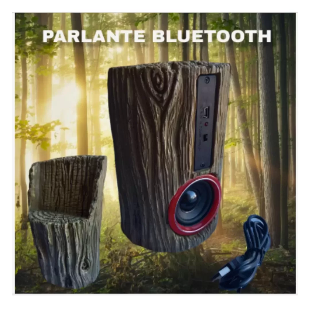 Parlante Bluetooth con Diseño de Tronco - 16 x 9